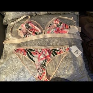 NWT Lively Busty Bralette & Mesh Back Bikini